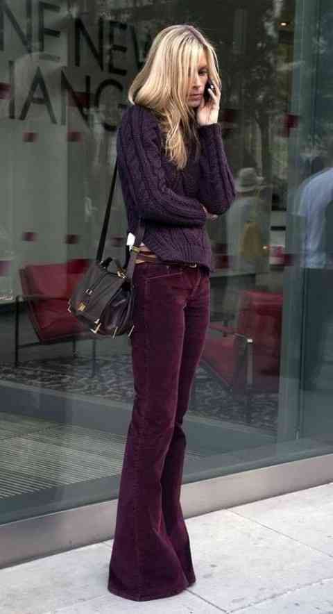 pantaloni de catifea