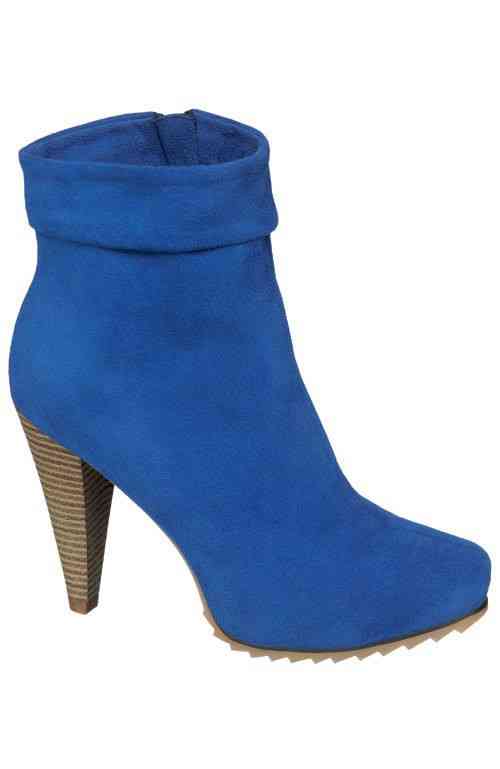 botine albastre