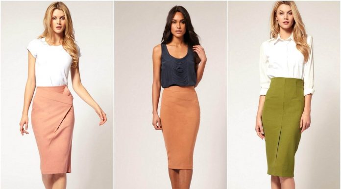 Cum sa porti fusta creion pentru tinute la moda