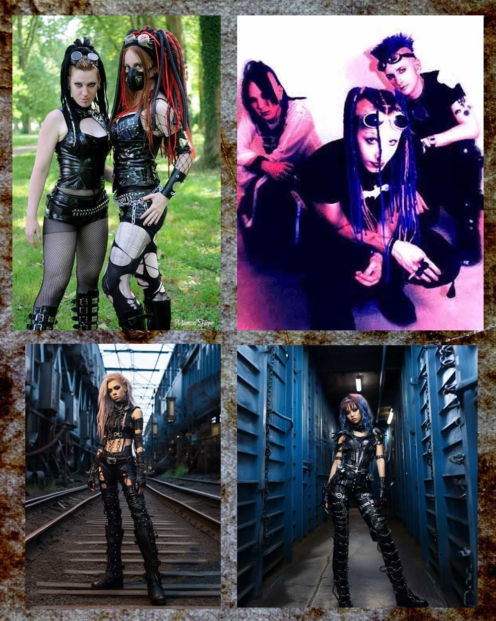 Stil de moda Cyber ​​Goth