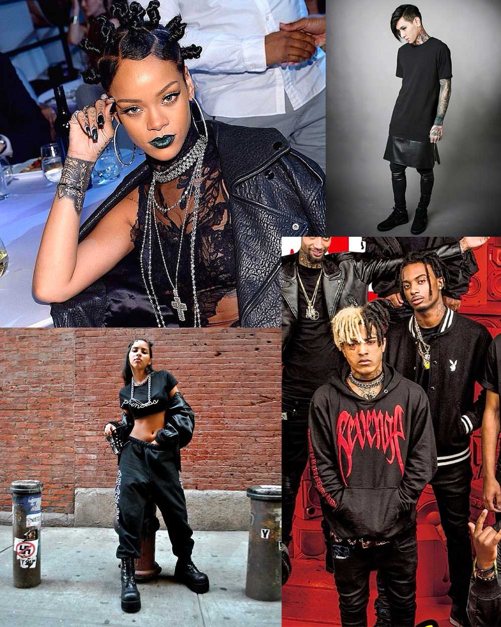 Stilul de moda Ghetto Goth din anii 2010