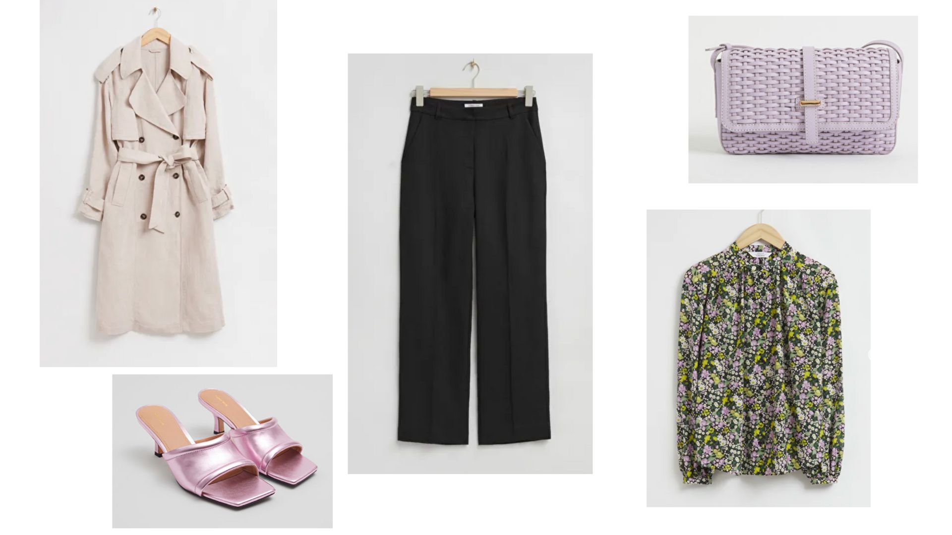 pantaloni negri cu trenci si camasa colorata