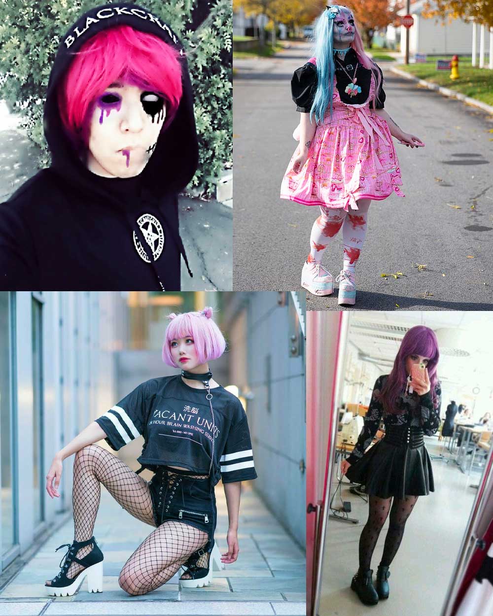 Pastel Goth Fashion Style anii 2010